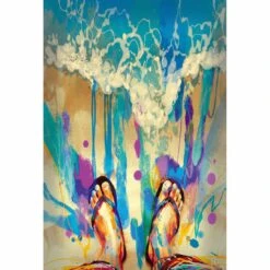 Thongs Afoot Canvas Art