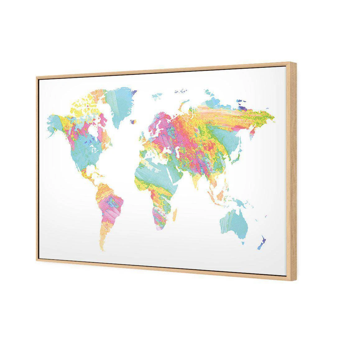 Painted Map Of The World, Pastel Canvas Art Painted Map Of The World, Pastel Canvas Art -WALL ART DESGIN SALE 233ER H Painted Map of the World Pastel 3D THUMB FF OAK 189d8ba4 abae 4db4 ba0c f3dad65a493e
