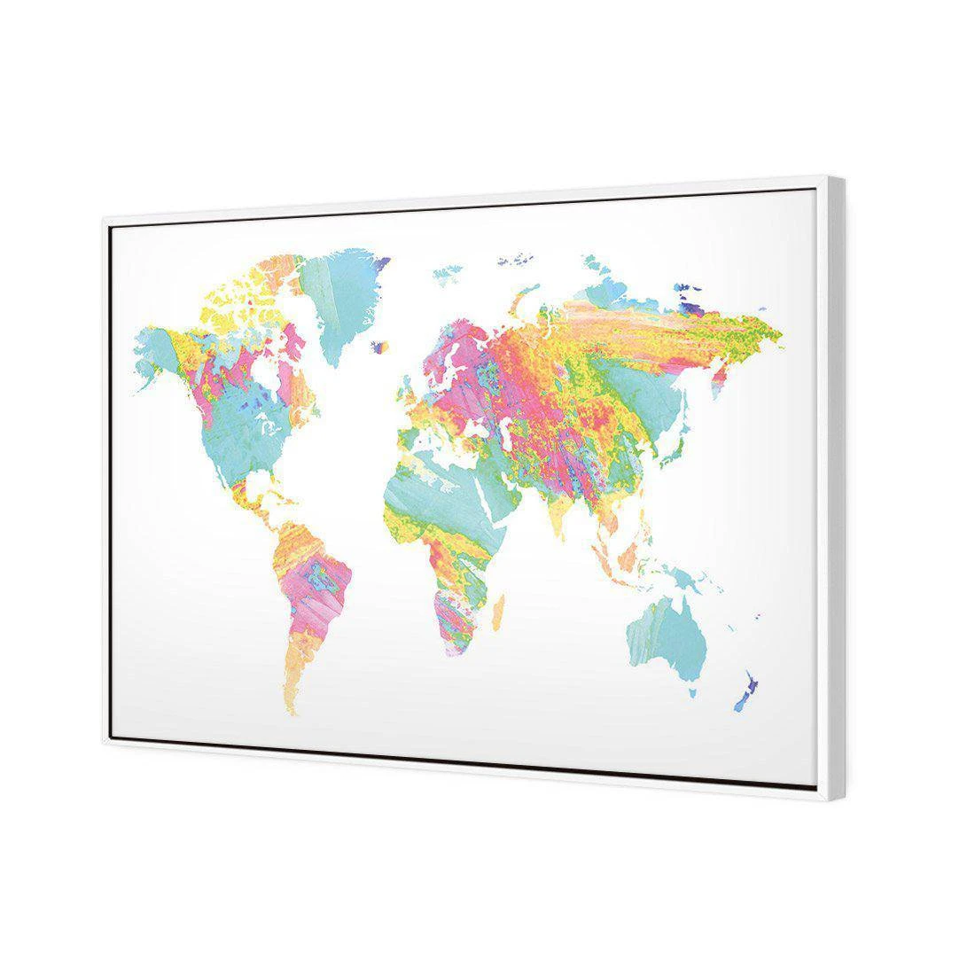 Painted Map Of The World, Pastel Canvas Art Painted Map Of The World, Pastel Canvas Art -WALL ART DESGIN SALE 233ER H Painted Map of the World Pastel 3D THUMB FF WHT 9500afea fe04 4942 8485 7dc128aa776b