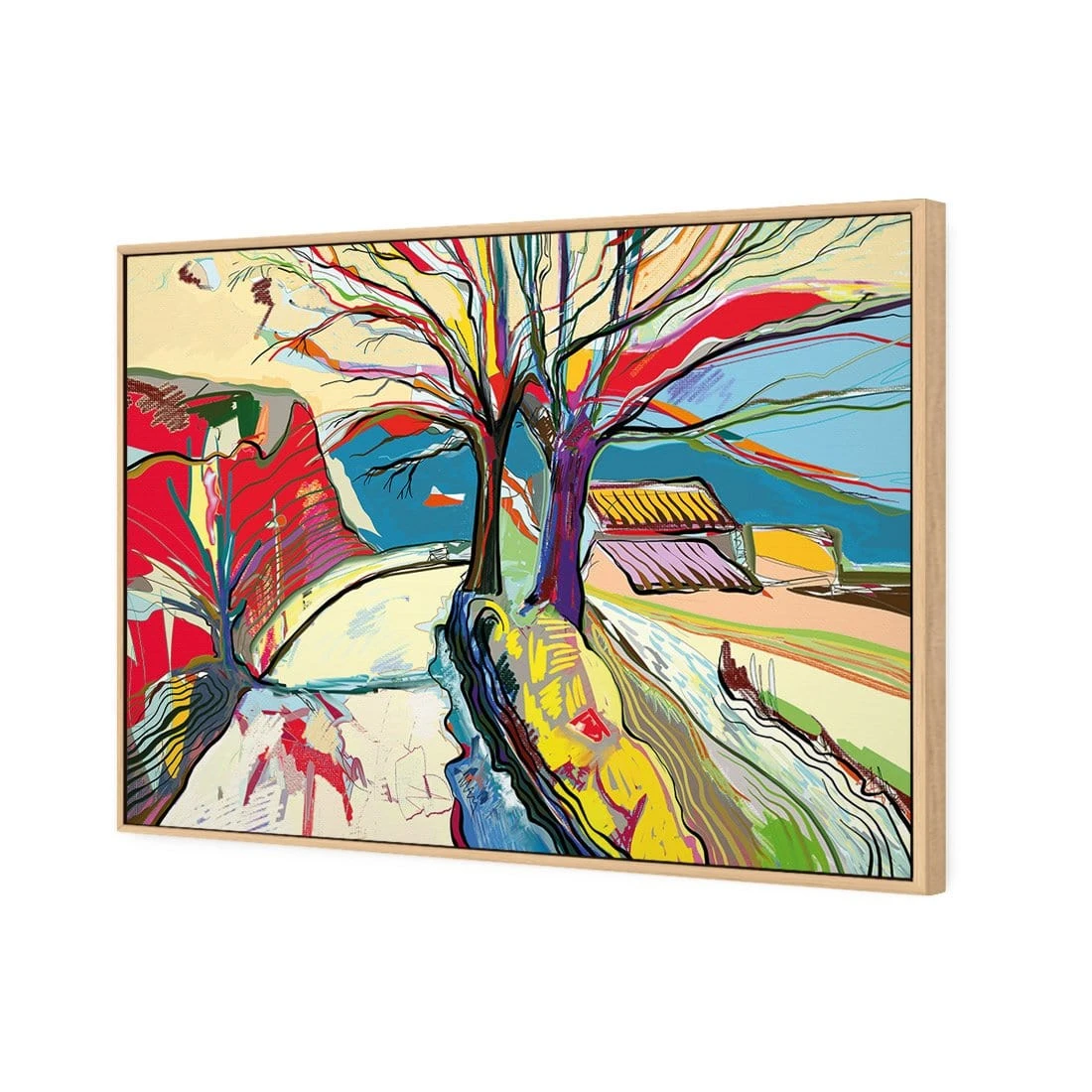 Rural Colour Rural Colour -WALL ART DESGIN SALE 2488AR H Rural Colour 3D CANVAS THUMB FF OAK