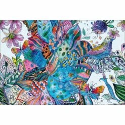 Tapestry Smorgasboard, Blue Canvas Art