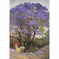 Under The Jacaranda By Godfrey Rivers Canvas Art