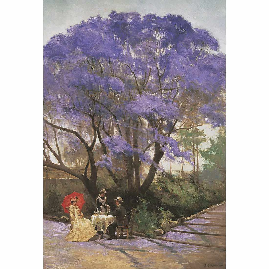 Under The Jacaranda by Godfrey Rivers Canvas Art Under The Jacaranda By Godfrey Rivers Canvas Art -WALL ART DESGIN SALE 2588AR Under the Jacaranda Godfrey Rivers 1903 Original Thumb 332d3af3 112f 4bd7 8615 454b5919a1cd