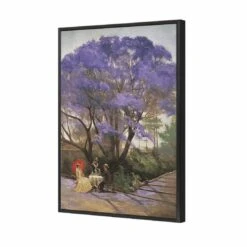 Under The Jacaranda By Godfrey Rivers Canvas Art -WALL ART DESGIN SALE 2588AR V Under the Jacaranda Godfrey Rivers 1903 3D THUMB FF BLK d4f41dfd ce6b 4a51 8938 9d9afb41489b