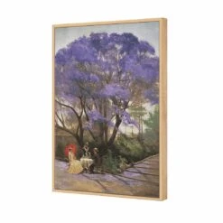 Under The Jacaranda By Godfrey Rivers Canvas Art -WALL ART DESGIN SALE 2588AR V Under the Jacaranda Godfrey Rivers 1903 3D THUMB FF OAK ab927376 7afa 4f98 8206 77a756c6edec