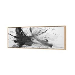 Twenty Shades, Black And White (Long) -WALL ART DESGIN SALE 2589BL Twenty Shades B W 3D CANVAS THUMB FF OAK
