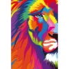 Magnificent Lion Acrylic Print Art -WALL ART DESGIN SALE 262AR V Magnificent Lion Thumb