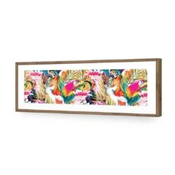 Parrots & Palms, Long Acrylic Print Art -WALL ART DESGIN SALE 264AL H Parrots Palms ACR MAT THUMB FF NAT 02b50b14 6fae 43b5 94ba d367a8632568