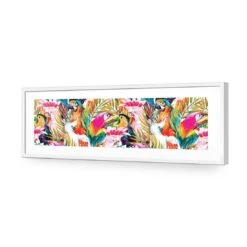 Parrots & Palms, Long Acrylic Print Art -WALL ART DESGIN SALE 264AL H Parrots Palms ACR MAT THUMB FF WHT 34ec5638 4953 4df0 8cdd b7cbe6e3bd9c