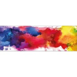 Primary Stains Canvas Art