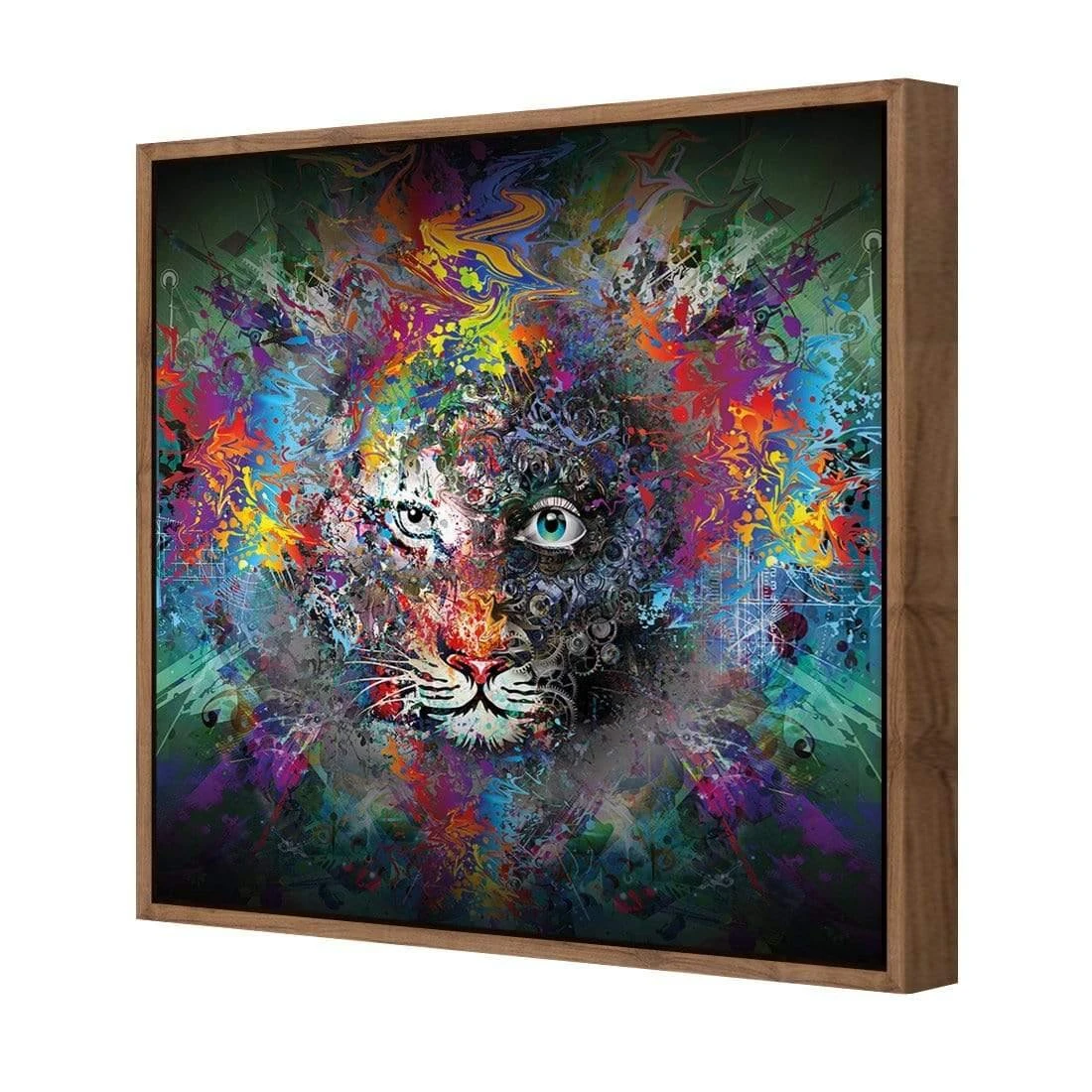 Tiger Magic (Square) Tiger Magic (Square) -WALL ART DESGIN SALE 2893AS Tiger Magic 3D CANVAS THUMB FF NAT