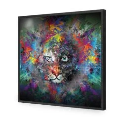 Tiger Magic (Square) -WALL ART DESGIN SALE 2893AS Tiger Magic ACR EDG THUMB FF BLK