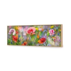 Poppy Panorama Canvas Art -WALL ART DESGIN SALE 2907AL H Poppy Panorama 3D THUMB FF OAK d7ccbea0 ce02 45bd ad2b 9583cb27e66a