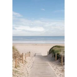 Pathway To The Sea, Rectangle Canvas Art