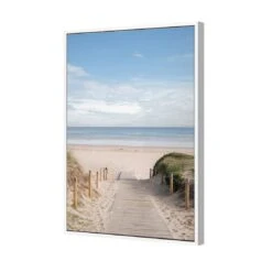 Pathway To The Sea, Rectangle Canvas Art -WALL ART DESGIN SALE 2992AR V Pathway to the Sea 3D FF WHT Thumb d7bac772 7867 4415 9a3d 2ee3e42d6233