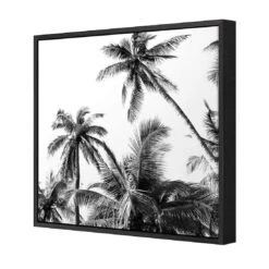 Palm Projections (Square) -WALL ART DESGIN SALE 3004AS Palm Projections 3D FF BLK Thumb 1