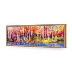 Rainbow Tree Forest, Long Acrylic Print Art -WALL ART DESGIN SALE 3151AL H Rainbow Tree Forest ACR EDG THUMB FF OAK bab9ef11 a5d1 441c 82f1 732554c1b2d8