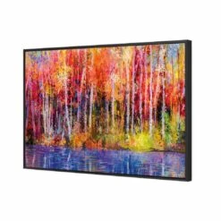 Rainbow Tree Forest, Rectangle Canvas Art -WALL ART DESGIN SALE 3151AR H Rainbow Tree Forest 3D THUMB FF BLK b1c5fbfa 895b 4970 abf4 c7cd82ee9c9c