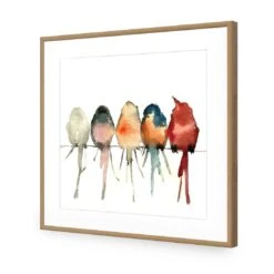 Watercolour Birds On Branch Acrylic Print Art -WALL ART DESGIN SALE 3162AS Watercolour Birds on Branch Max Size 90x90 ACR MAT THUMB FF OAK 486362f9 06d9 41a4 8e65 b69f06b9dde0
