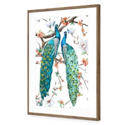 Peacock Magic Acrylic Print Art -WALL ART DESGIN SALE 3225AR V Peacock Magic ACR MAT THUMB FF NAT