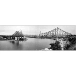 Story Bridge Construction 1939 Canvas Art