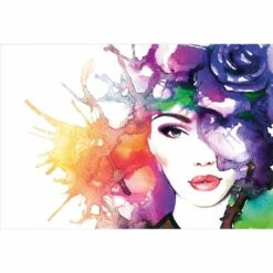 Mystic Rose Woman 2 Canvas Art