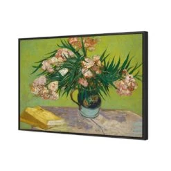 Oleanders By Van Gogh -WALL ART DESGIN SALE 3366AR H Oleanders Van Gogh 3D CANVAS THUMB FF BLK