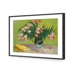 Oleanders By Van Gogh -WALL ART DESGIN SALE 3366AR H Oleanders Van Gogh ACR MAT THUMB FF BLK