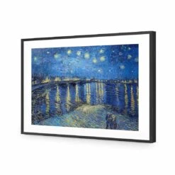 Starry Night Over The Rhone - Van Gogh Acrylic Print Art -WALL ART DESGIN SALE 3368AR H Starry Night Over the Rhone Van Gogh Max Size 200x135 ACR MAT THUMB FF BLK d1e4c38d 29c3 40ae 890d a0117daa350c