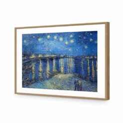 Starry Night Over The Rhone - Van Gogh Acrylic Print Art -WALL ART DESGIN SALE 3368AR H Starry Night Over the Rhone Van Gogh Max Size 200x135 ACR MAT THUMB FF OAK ca60a703 1d5f 4501 854f 955d0a186e74