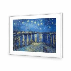Starry Night Over The Rhone - Van Gogh Acrylic Print Art -WALL ART DESGIN SALE 3368AR H Starry Night Over the Rhone Van Gogh Max Size 200x135 ACR MAT THUMB FF WHT d2ee4e78 f814 404e 86ed 2a5847c0460a