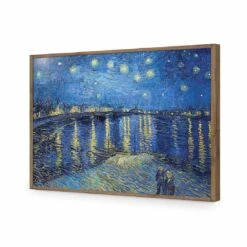 Starry Night Over The Rhone - Van Gogh Acrylic Print Art -WALL ART DESGIN SALE 3368AR H Starry Night Over the Rhone Van Gogh ACR EDG THUMB FF NAT d101bbec 249e 408b 9792 15980ed84f5c