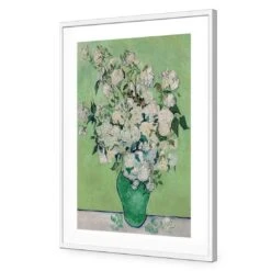 Vase Of Roses By Van Gogh -WALL ART DESGIN SALE 3369AR V Vase of Roses Van Gogh ACR MAT THUMB FF WHT