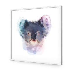Watercolour Koala, Square Acrylic Print Art -WALL ART DESGIN SALE 3518AS Watercolour Koala MAX SIZE 135x135 ACR EDG THUMB FF WHT
