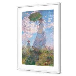 Woman With Parasol Madame Monet And Her Son By Monet -WALL ART DESGIN SALE 3727AR V Monet Woman with Parasol Madame Monet and Her Son ACR MAT THUMB FF WHT