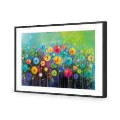 Spring Splendour II -WALL ART DESGIN SALE 3740AR H Spring Splendour II 3D ACR MAT THUMB FF BLK