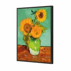 Sunflowers On Green By Van Gogh Canvas Art -WALL ART DESGIN SALE 392AR V Sunflowers On Green 3D THUMB FF BLK d85cbffb bc19 4dec bc72 b5c5393ae75e
