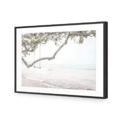 Swing Into Paradise -WALL ART DESGIN SALE 3955AR H Swing into Paradise Painterly ACR MAT THUMB FF BLK