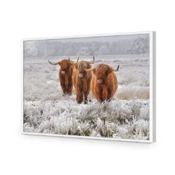 Trio Of Highlanders -WALL ART DESGIN SALE 4087AR H Trio of Highlanders ACR EDG THUMB FF WHT