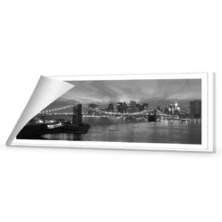 New York Skyline At Night, B&W Canvas Art -WALL ART DESGIN SALE 421BL H New York Skyline at Night B W ROLLED Thumb 1f9bfb2d 3ffd 4688 84ec 4fcfa1052ee0