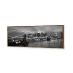 New York Skyline At Night, B&W Canvas Art -WALL ART DESGIN SALE 421BL H New York Skyline at Night B W 3D THUMB FF NAT 2c14b985 9bda 4b79 8e78 aba699a4628c