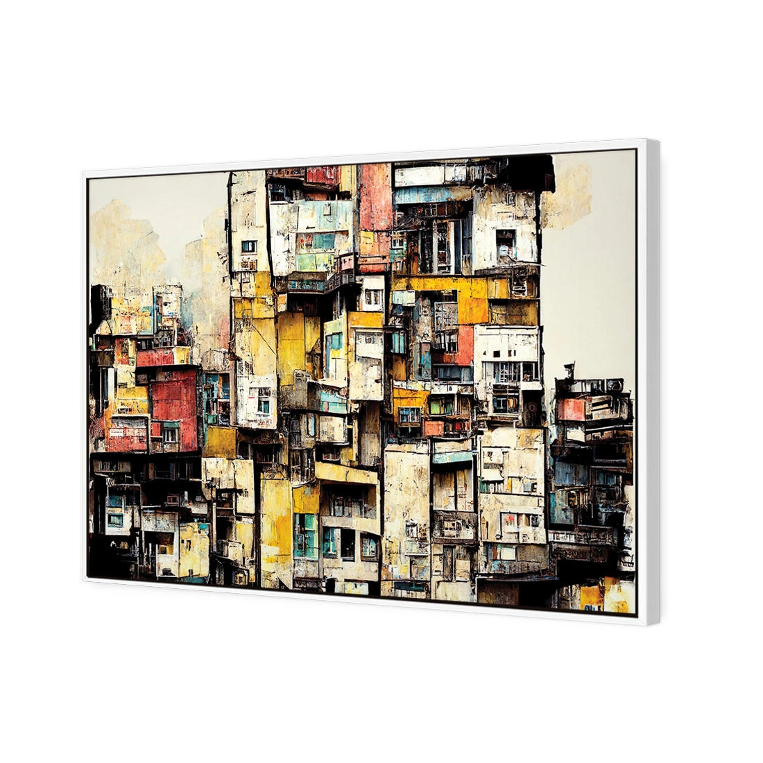 Urban Jungle Urban Jungle -WALL ART DESGIN SALE 4395 WH AR H Urban Jungle 3D CANVAS THUMB FF WHT