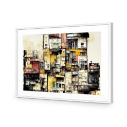 Urban Jungle -WALL ART DESGIN SALE 4395 WH AR H Urban Jungle ACR MAT THUMB FF WHT