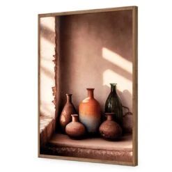 5 Jars 18 5 Jars -WALL ART DESGIN SALE 5 jars acrylic glass no border natural frame 45x30cm 638183