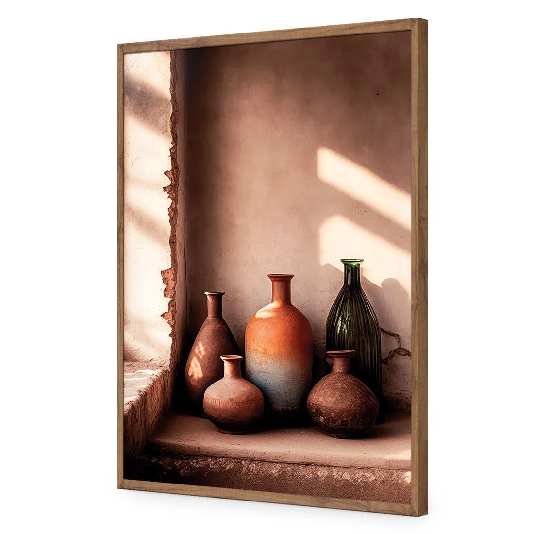 5 Jars 5 Jars -WALL ART DESGIN SALE 5 jars acrylic glass no border natural frame 45x30cm 638183