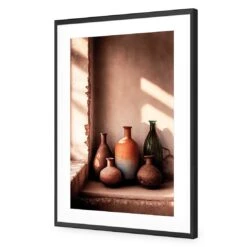 5 Jars 10 5 Jars -WALL ART DESGIN SALE 5 jars acrylic glass with border black frame 45x30cm 898301