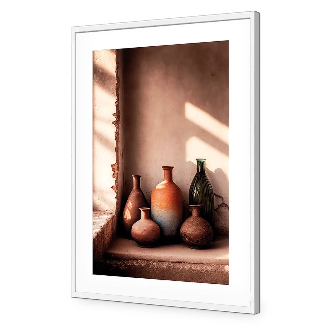 5 Jars 5 Jars -WALL ART DESGIN SALE 5 jars acrylic glass with border white frame 45x30cm 372173