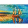 Sailing Boat Reflected, Rectangle Canvas Art -WALL ART DESGIN SALE 579AR H Sailing Boat Reflected Thumb cd1ea092 b8d9 4bbf 923e f729a1ac54af