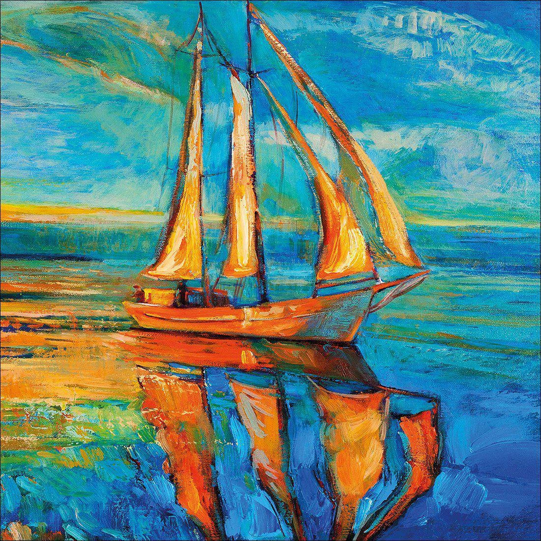 Sailing Boat Reflected, Square Canvas Art Sailing Boat Reflected, Square Canvas Art -WALL ART DESGIN SALE 579AS Sailing Boat Reflected Thumb 68ff51f3 aa4a 4a75 a8fb 90f3ec227878