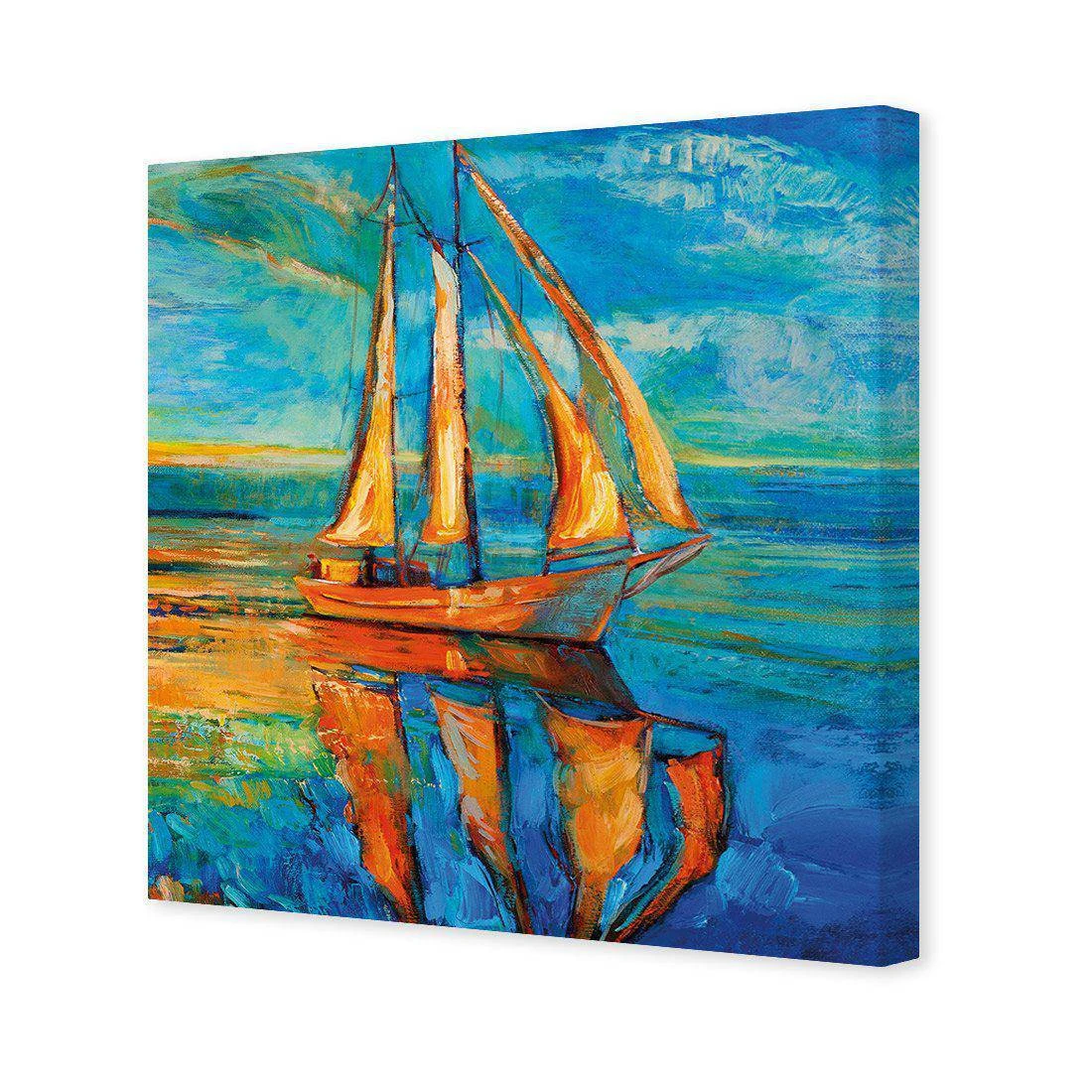 Sailing Boat Reflected, Square Canvas Art Sailing Boat Reflected, Square Canvas Art -WALL ART DESGIN SALE 579AS Sailing Boat Reflected 3D THUMB 36776167 401a 4eb3 a97a b9b77fef1739